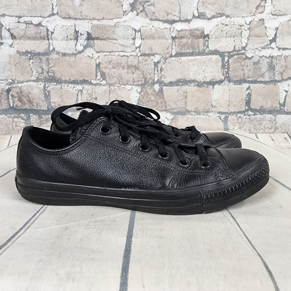 Converse Chuck Taylor All Star Monochromatic Leather Low Top Sneaker Size 8M/10W - Picture 5 of 15